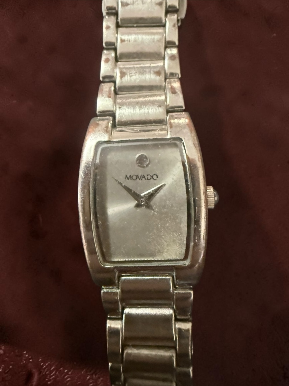 Vintage Movado Museum Dial Swiss Quartz Watch – Ref. T4A4028K – Stainless Steel